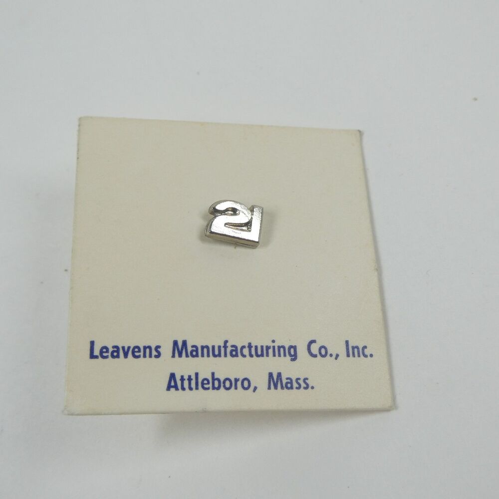 Seattle 1962 World’s Fair Century 21 Lapel Pin Tie Tack 1/4" Vintage Silvertone